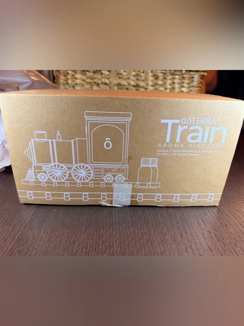 Doterra Red Train Aroma Diffuser with Train Track and Oil Holder